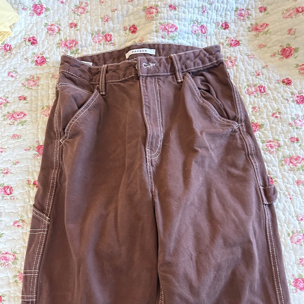 BROWN CARPENTER PANTS